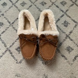 J. Crew Lodge Moccasin Slippers
